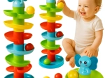 Tour à billes Kruzzel avec piste en spirale pour enfants dès 18 mois