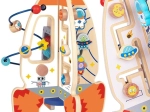 Grande fusée éducative multifonction en bois Tooky Toy