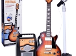Guitare électrique avec microphone et amplificateur pour enfants karaoke