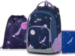 Set scolaire OXY GO fleurs – sac à dos, sac de sport et trousse