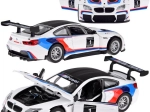 Modèle en métal BMW M6 GT3 1:32 avec éclairage et son