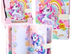 Journal pour enfants avec code et mélodie Licorne – pages colorées