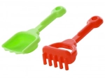 Set pelle et râteau pour le sable 22 cm