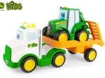 John Deere tracteur Johnny avec semi-remorque 37 cm