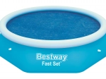 Bâche solaire de couverture pour piscine 244 cm BESTWAY Fast Set