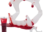 Kit de dents de vampire avec faux sang pour Halloween
