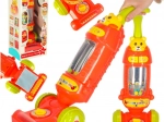 Aspirateur-balai interactif pour enfants avec sons framboise 46 cm