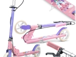 Trottinette pliable pour enfants RICOKIDS Kodi Princesses avec frein à main et frein au pied