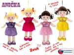 Poupée en tissu Anička 32 cm, parlant et chantant en slovaque
