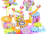 Blocs de construction colorés et mobiles pour enfants 165 pièces