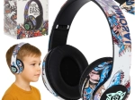 casque sans fil bluetooth avec éclairage rvb et micro sd