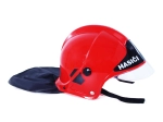 Casque de pompier pour enfant rouge