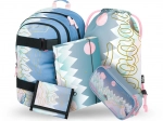 Ensemble BAAGL Skate Moon : Sac à dos, Trousse, Sac de sport, Chemises et Portefeuille