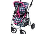 Woopie royal poussette pour poupées à 4 roues avec siège réglable