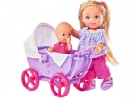 Poupée Evi Love avec poussette et poupée