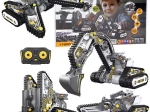 Jeu de construction 4 en 1 – engins de chantier télécommandés, 176 pièces