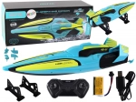 Scooter aquatique RC 2.4G jaune turquoise Télécommande étanche