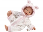 Llorens Little Baby poupée réaliste bébé avec corps en tissu doux