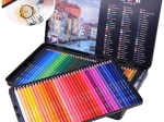 Set de crayons aquarelle dans un étui en métal, 72 couleurs