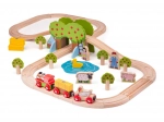 Circuit de train en bois Ferme par Bigjigs Rail