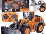 Bulldozer RC de construction avec bras articulé et lumières