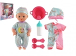 Poupée bébé au corps rigide avec accessoires, 25 cm