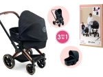 Poussette pour poupées CYBEX Black 3 en 1 (36–52 cm)