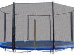 Filet de protection extérieur pour trampoline 305 cm, 8 poteaux