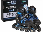Ensemble 4-en-1 patins pour enfants: inline, quads et glace, taille 29–33