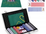 Ensemble de poker et de blackjack ModernHome dans une mallette