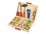 Set d’outils en bois dans une valisette pour enfants