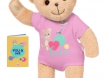 Ourson BABY born en tenue rose