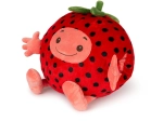 Coussin chauffant en peluche fraise Cozy Noxxiez 3 en 1