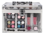 Zmile mallette de maquillage Acrylic – set maquillage transparent 42 pcs