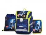 Set scolaire 3 pcs Premium Light Space – cartable, sac et trousse