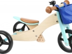 Draisienne en bois 2-en-1 TRIKE turquoise