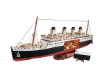 RoboTime Maquette 3D en bois – Traversée éternelle de l’Atlantique 1912 (modèle de paquebot avec LED)