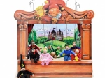 Théâtre de marionnettes en bois pour enfants de Gerlichovo