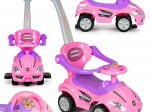 Draisienne enfant 3 en 1 Deluxe avec guidon et panneau musical - rose