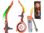 arc pour enfants avec flèches à ventouse et cible XXL avec effets lumineux