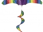Cerf-volant coloré avec arc-en-ciel tournant