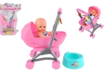 Poupée bébé avec poussette et pot