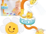 Jouet de bain pour enfants – pommeau de douche fleuri avec petit canard