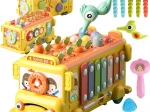 Autobus Interactif Montessori 6-en-1 pour enfants à partir de 18 mois