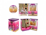 Boîte à bijoux dépliable avec princesses et mélodie à remonter