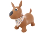 Sauteur chien en caoutchouc avec foulard