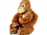 Orang-outan en peluche avec son petit 28 cm ECO-FRIENDLY