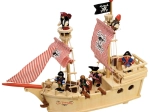 Bateau pirate en bois Tidlo