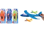 Avion à lancer avec effets lumineux 34 cm