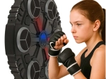 Cible d’entraînement de boxe murale avec musique Bluetooth et USB